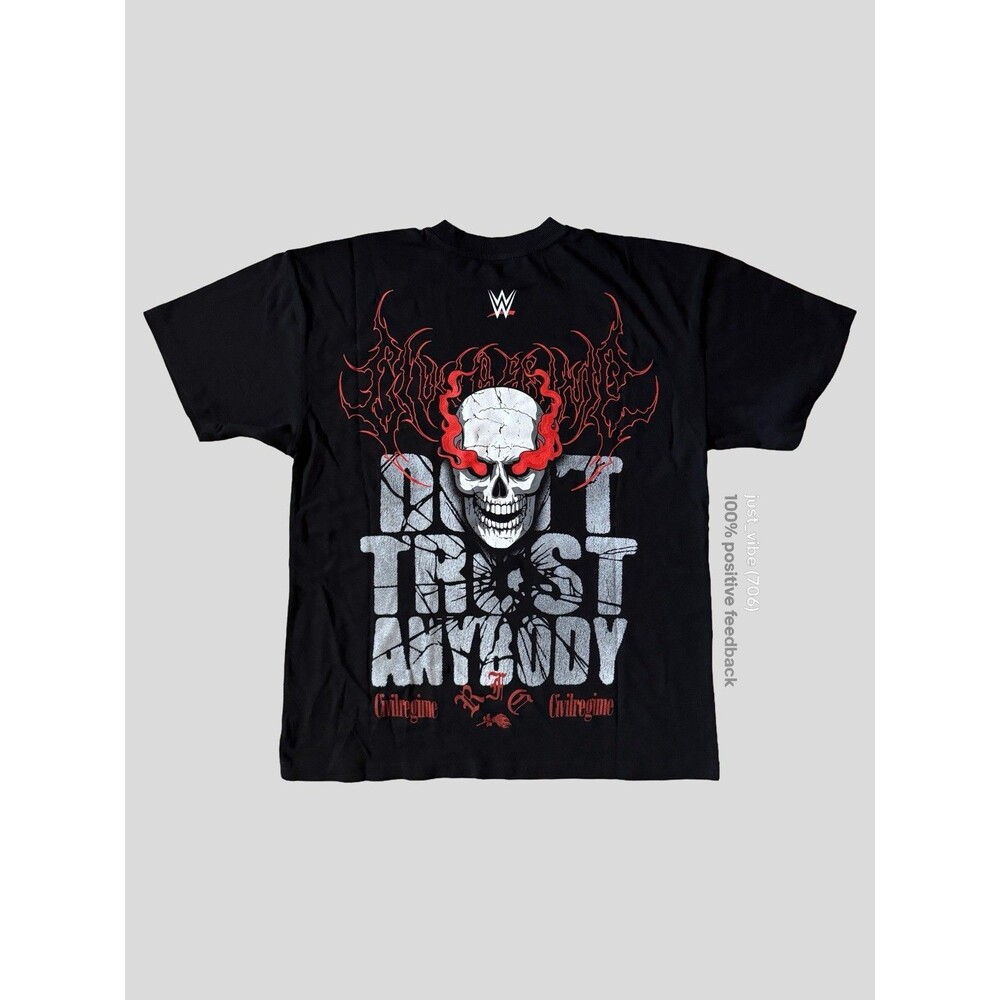 Civil Regime x WWE Stone Cold “Don’t Trust Anybody” OS Men’s Small NWT